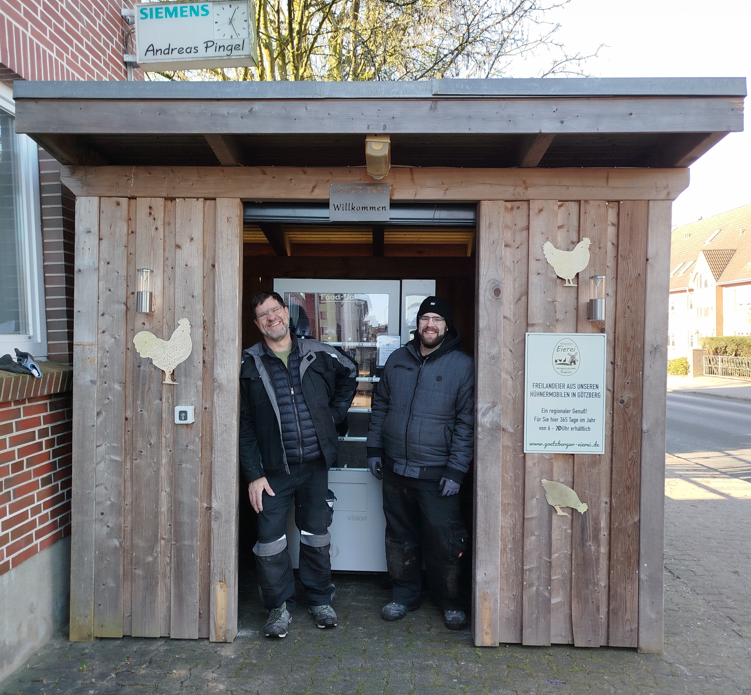 Zweiter Verkaufsstandort in Kisdorf, Dorfstraße 10 (vor dem Elektrogeschäft Pingel)